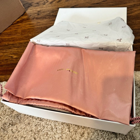 AMINA MUADDI URSINA PUMP 105 WHITE NAPA - Picture 9 of 13